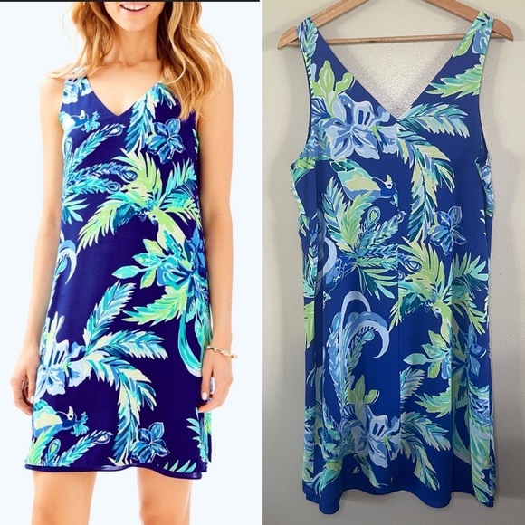 Lilly Pulitzer | Reversible Florin V-Neck Dress, NWOT, size Medium - Picture 1 of 12